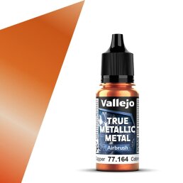 Vallejo True Metallic Metal Airbrush Ancient Copper 18ml