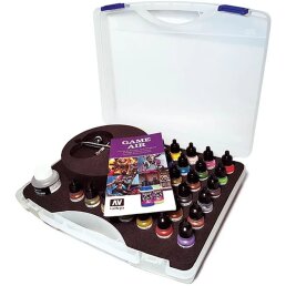 Vallejo Basic Game Air Colors & Airbrush Koffer Set