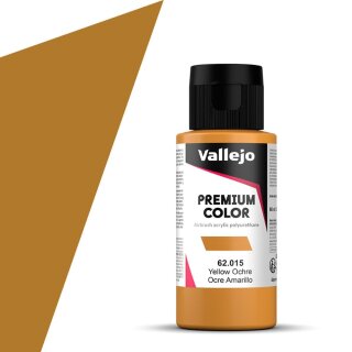 Vallejo Premium Color 60ml Yellow Ochre