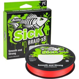 Berkley Sick Braid Red 0,06 mm / 5,4 kg
