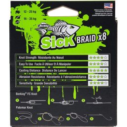 Berkley Sick Braid Red 0,06 mm / 5,4 kg