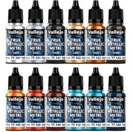 Vallejo True Metallic Metal Starter Set