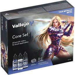 Vallejo True Metallic Metal Core Set