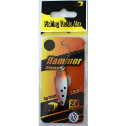 FTM Spoon Hammer 2,4g salmon rot - weiß / schwarz