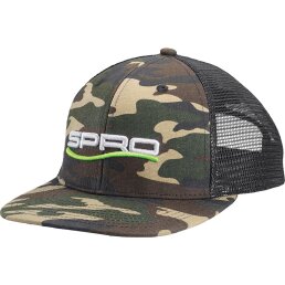 Spro Trucker Hat Camo / Black White