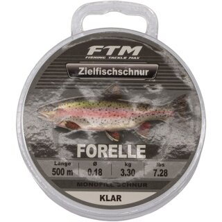 FTM Zielfischschnur Forelle klar