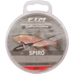 FTM Zielfischschnur Spiro rot 0,22 mm / 4,4 kg