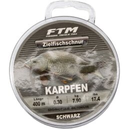 FTM Zielfischschnur Karpfen schwarz 0,30 mm / 7,9 kg