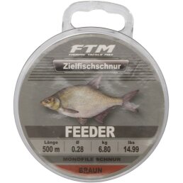 FTM Zielfischschnur Feeder braun