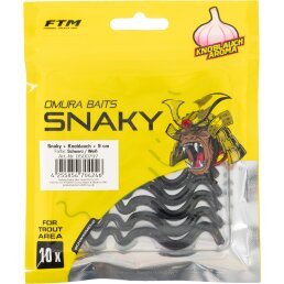 FTM Omura Baits Snaky Schwarz / Weiß