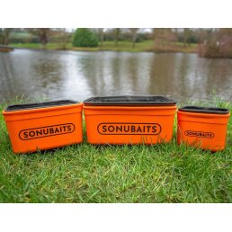 Sonubaits EVA Bait Tub & Strainer Set