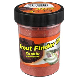 Trout Finder Bait Forellenteig Glitter Cookie braun