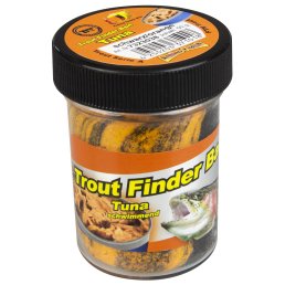 Trout Finder Bait Forellenteig Glitter Tuna schwarz / orange