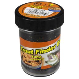 Trout Finder Bait Forellenteig Glitter Tuna schwarz