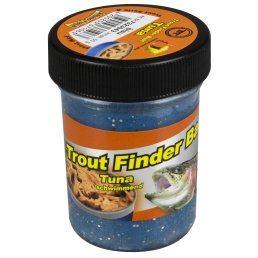 Trout Finder Bait Forellenteig Glitter Tuna blau