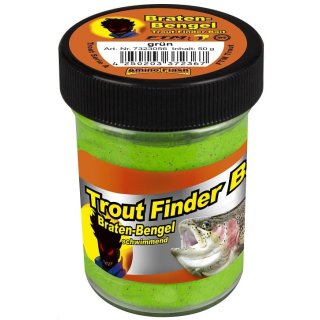 Trout Finder Bait Forellenteig Glitter Braten-Bengel grün