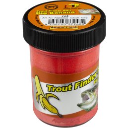 Trout Finder Bait Forellenteig Glitter Big Banana rot