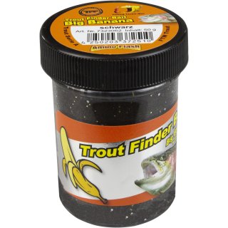 Trout Finder Bait Forellenteig Glitter Big Banana schwarz