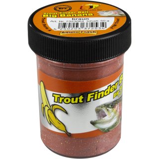 Trout Finder Bait Forellenteig Glitter Big Banana braun