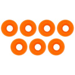 Omura Tungsten Perlen rundes Loch 0,39 g / 3,8 mm orange