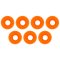 Omura Tungsten Perlen rundes Loch 0,39 g / 3,8 mm orange