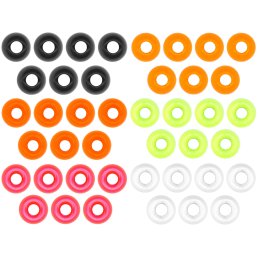 Omura Tungsten Perlen rundes Loch 0,63 g / 4,6 mm gelb