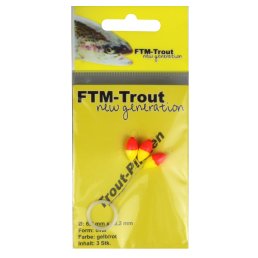 FTM NG Trout Piloten oval orange / gelb 8,8 x 18,5 mm