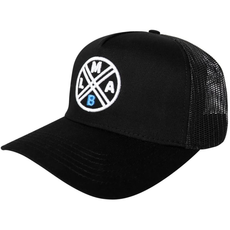 #LMAB Snapback Cap Logo Schwarz / Weiß