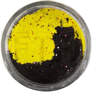 FTM Trout Finder Bait Forellenteig Glitter Frucht Fritze gelb / schwarz