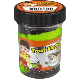 FTM Trout Finder Bait Forellenteig Glitter Frucht Fritze grün / schwarz