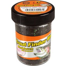 Trout Finder Bait Forellenteig Glitter Knoblauch Schwarz