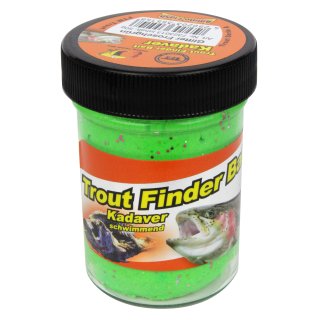 Trout Finder Bait Forellenteig Glitter Kadaver schwimmend Froschgrün