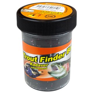 Trout Finder Bait Forellenteig Glitter Kadaver schwimmend Grau