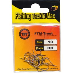 FTM TFT Bienenmaden Haken lose Nickel Gr. 10