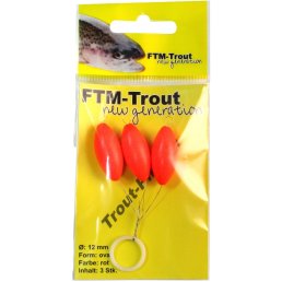 FTM NG Trout Piloten oval rot 12 mm