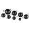 LMAB Tungsten Chebu Sinker Matt Black 10 g