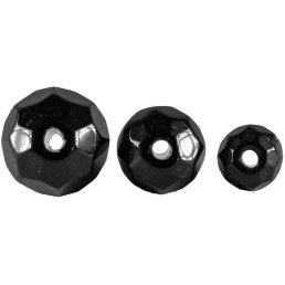 LMAB Glass Beads Black 6 mm