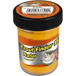 FTM Trout Finder Bait Forellenteig Natur schwarz / gelb