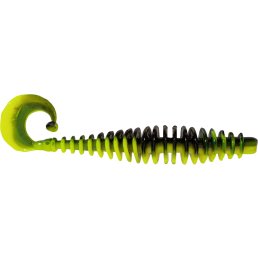 Magic Trout T-Worm Twister neon gelb / schwarz