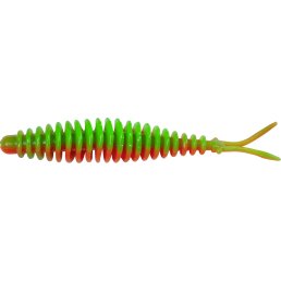 Magic Trout T-Worm V-Tail neon grün / orange