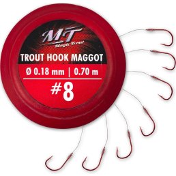 Magic Trout - Trout Hook Maggot 200 cm Gr. 4