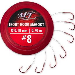 Magic Trout - Trout Hook Maggot 200 cm Gr. 6