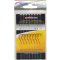 Haken Serie 22 gebunden rot 4 / 0,18mm