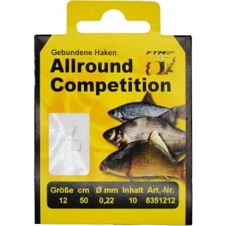 FTM Allround Competition Haken gebunden Gr. 12 / 0,22 mm