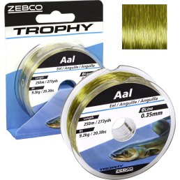 Zebco Angelschnur Trophy Aal 0,30 mm / 6,9 kg