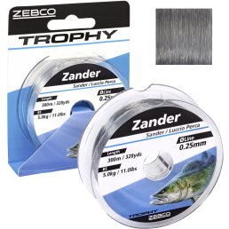 Zebco Angelschnur Trophy Zander 0,28 mm / 5,9 kg