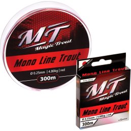 Magic Trout Mono Line Trout rot 0,25 mm / 4,8 kg