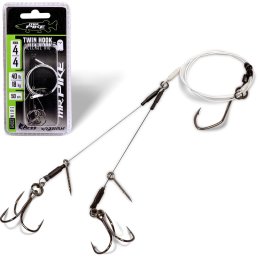 Mr. Pike Ghost Traces Twin Hook-Release-Rig #4 + #4