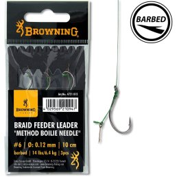 Browning Braid Feeder Leader Method Boilie Needle
