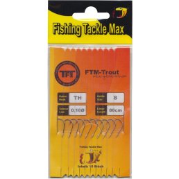 FTM TFT Teig Haken gebunden 80 cm Gr. 8 / 0,18 mm